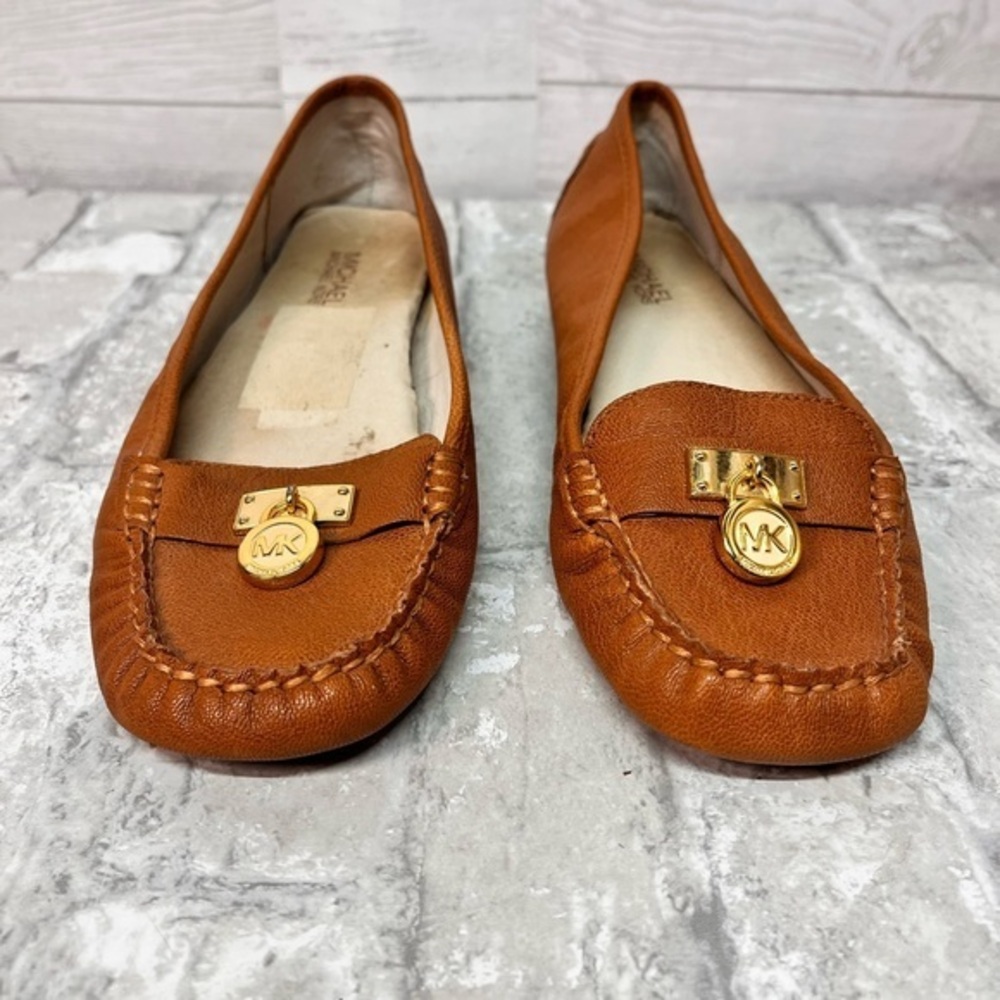 Michael Kors Size 8 Tan Women's Moccasin Loafers - Picture 3 of 6